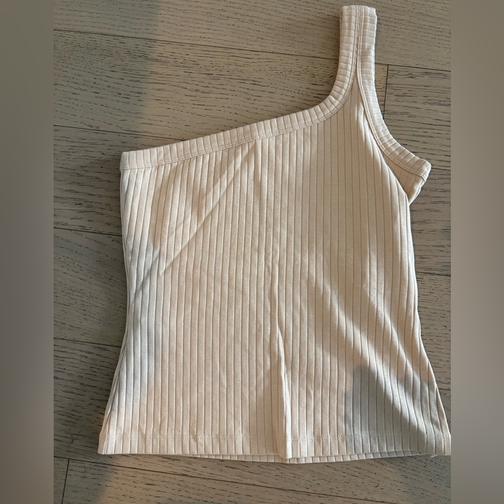 Ninety Percent one shoulder top